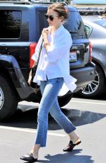 LILY COLLINS Out for Lunch in Los Angeles 08/18/2017