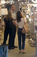 LILY COLLINS Out Shopping in Beverly Hills 08/22/2017