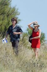 LILY-ROSE DEPP at a Beach in Ile De Re 08/17/2017