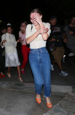 LILY-ROSE DEPP at Ago Restaurant in West Hollywood 08/06/2017