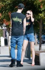LILY-ROSE DEPP Out and About in Los ANgeles 08/17/2017