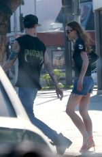 LILY-ROSE DEPP Out and About in Los ANgeles 08/17/2017