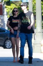 LILY-ROSE DEPP Out and About in Los ANgeles 08/17/2017