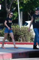 LILY-ROSE DEPP Out and About in Los ANgeles 08/17/2017