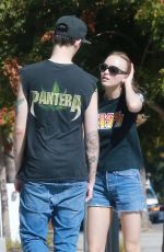 LILY-ROSE DEPP Out and About in Los ANgeles 08/17/2017