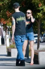 LILY-ROSE DEPP Out and About in Los ANgeles 08/17/2017