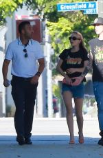 LILY-ROSE DEPP Out and About in Los ANgeles 08/17/2017