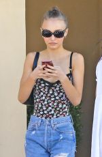 LILY-ROSE DEPP Out for Lunch in Beverly Hills 08/22/2017