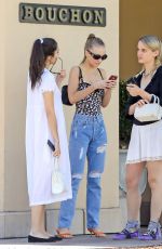 LILY-ROSE DEPP Out for Lunch in Beverly Hills 08/22/2017