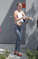 LILY-ROSE DEPP Out for Lunch in West Hollywood 08/23/2017