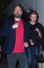 LINDSAY SHOOKUS and Ben Affleck Out in New York 08/20/2017