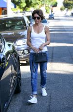 LISA RINNA in Jeans Out Shopping in West Hollywood 08/19/2017