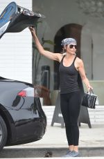 LISA RINNA Leaves Yoga Class in Los Angeles 08/23/2017