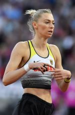LISA RYZIH at Women’s Pole Vault Final at IAAF World Championships in London 08/06/2017