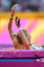 LISA RYZIH at Women’s Pole Vault Final at IAAF World Championships in London 08/06/2017