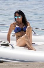 LIZZIE CUNDY in Swimsuit and Bikini on Vacation in Mallorca 08/06/2017