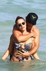 LOLA PONCE in Bikini at a Beach in Miami 05/08/2017