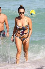 LOLA PONCE in Bikini at a Beach in Miami 05/08/2017