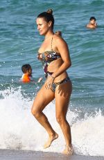 LOLA PONCE in Bikini at a Beach in Miami 05/08/2017