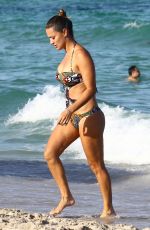 LOLA PONCE in Bikini at a Beach in Miami 05/08/2017