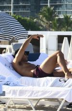 LOLA PONCE in Bikini at a Beach in Miami 05/08/2017