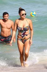 LOLA PONCE in Bikini at a Beach in Miami 05/08/2017