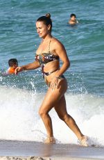 LOLA PONCE in Bikini at a Beach in Miami 05/08/2017
