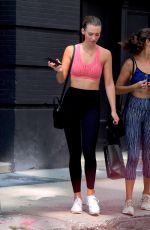 LORENA RAE in Tights Out and About in New York 08/20/2017