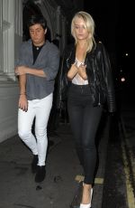 LOTTIE MOSS at Mahiki Nightclub in London 08/30/2017