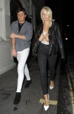 LOTTIE MOSS at Mahiki Nightclub in London 08/30/2017
