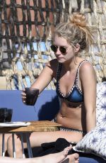 LOTTIE MOSS in Bikini at a Beach in Mykonos 07/31/2017
