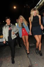 LOTTIE MOSS Night Out in London 08/10/2017