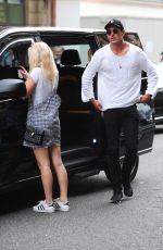 LOTTIE MOSS Out in London 08/23/2017