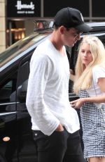 LOTTIE MOSS Out in London 08/23/2017