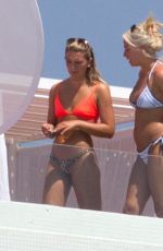 LOUISA JOHNSON and CHLOE PAIGE in in Bikinis on Vacation in Ibiza 08/18/2017