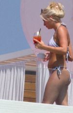 LOUISA JOHNSON and CHLOE PAIGE in in Bikinis on Vacation in Ibiza 08/18/2017