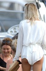 LOUISA JOHNSON at a Yacht in Ibiza 08/16/2017