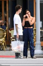 LOURDES LEON Out Shopping in New York 08/07/2017