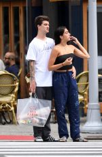 LOURDES LEON Out Shopping in New York 08/07/2017