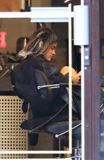 LUCY HALE at a Hair Salon in Vancouver 08/03/2017