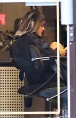 LUCY HALE at a Hair Salon in Vancouver 08/03/2017