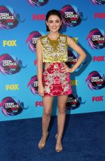 LUCY HALE at Teen Choice Awards 2017 in Los Angeles 08/13/2017