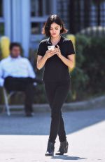 LUCY HALE Heading to the Set of Life Sentence in Burnaby 08/25/2017