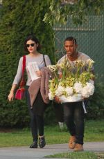 LUCY HALE on the Set of Life Sentence at Burnaby 08/09/2017