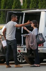 LUCY HALE on the Set of Life Sentence at Burnaby 08/09/2017