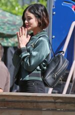LUCY HALE on the Set of Life Sentence at Burnaby 08/25/2017