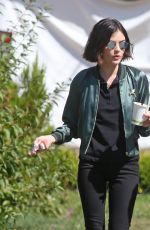 LUCY HALE on the Set of Life Sentence at Burnaby 08/25/2017