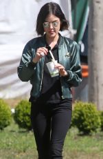 LUCY HALE on the Set of Life Sentence at Burnaby 08/25/2017