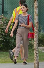 LUCY HALE Out and About in Vancouver 08/16/2017