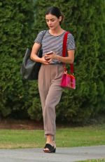 LUCY HALE Out and About in Vancouver 08/16/2017